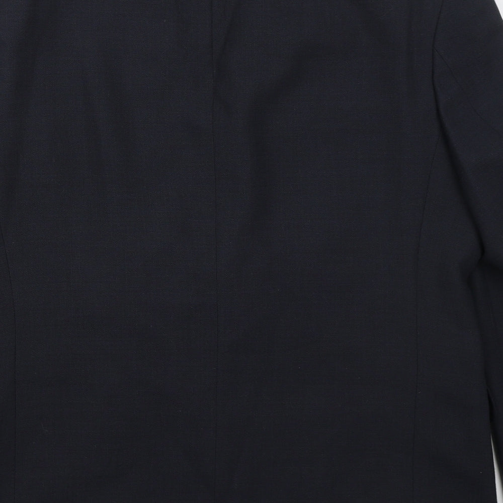 Mens UK Size 40 Marks and Spencer Regular Blue Suit Jacket