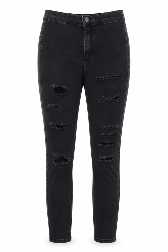 Womens UK Size 28 in Topshop Regular Fit Skinny Black Jeans
