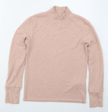 Womens UK Size L Stradivarius Pink Pullover Jumper