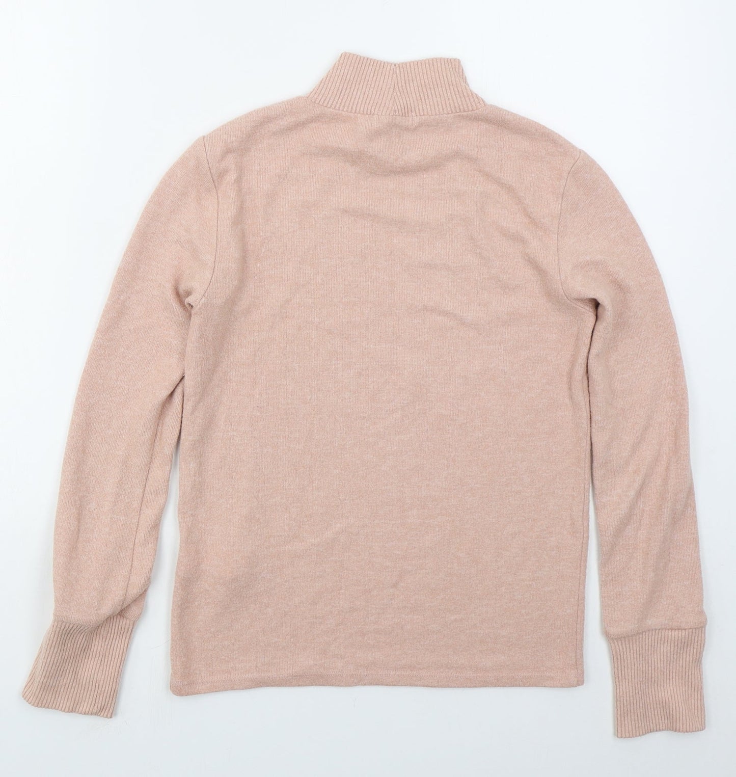 Womens UK Size L Stradivarius Pink Pullover Jumper