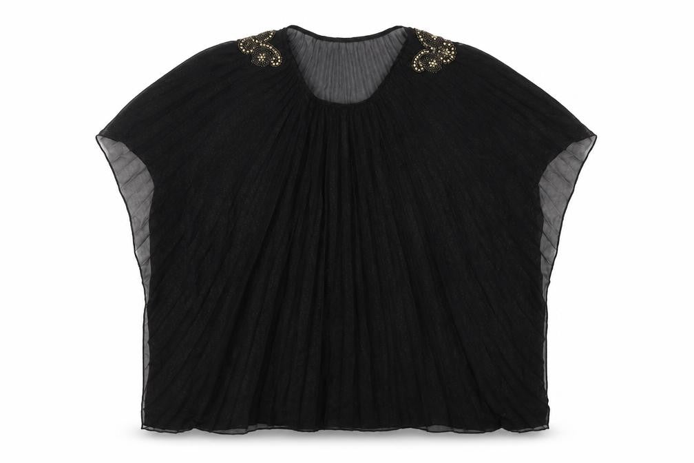 Womens UK Size 10 River Island Black Basic Blouse