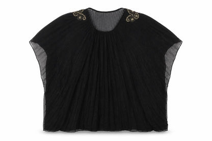 Womens UK Size 10 River Island Black Basic Blouse