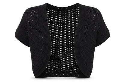Womens UK Size 10 New Look Black Cape Jumper