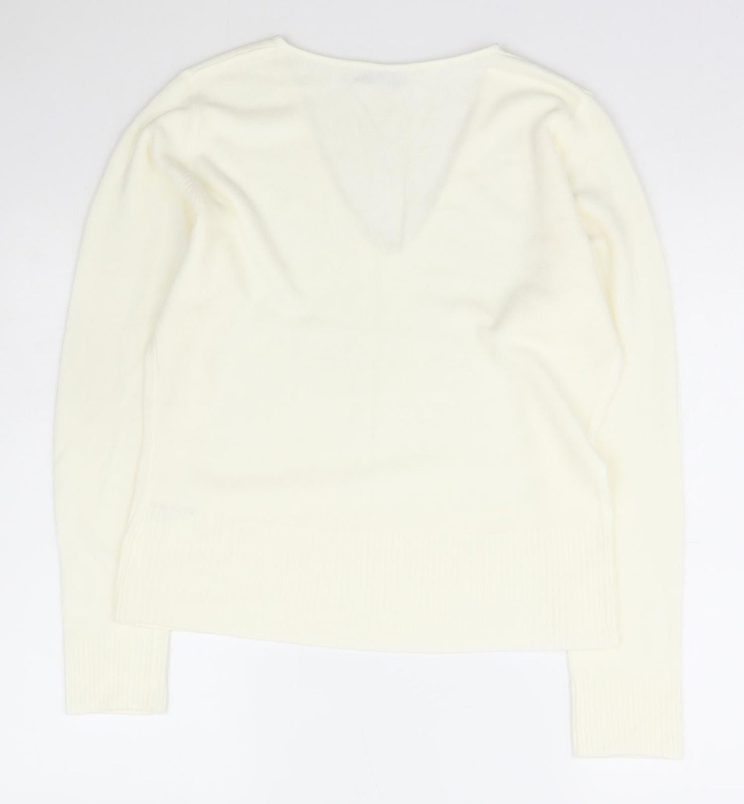 Womens UK Size 16 Internacionale Ivory Pullover Jumper