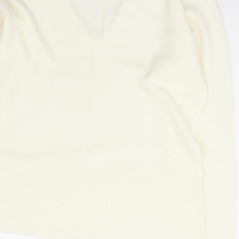 Womens UK Size 16 Internacionale Ivory Pullover Jumper