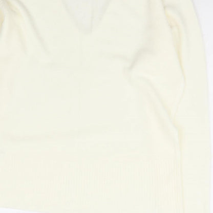 Womens UK Size 16 Internacionale Ivory Pullover Jumper