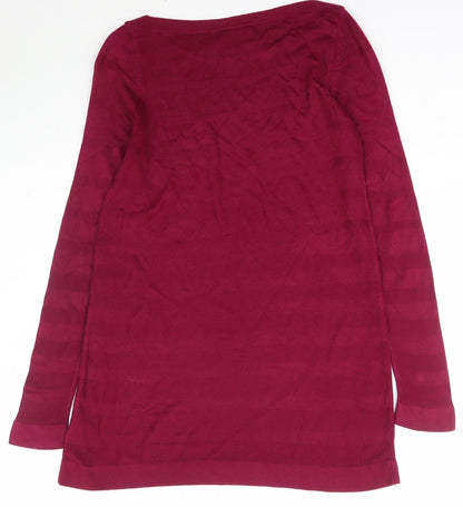 Womens UK Size 12 Marks and Spencer Purple Pullover Jumper