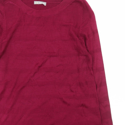 Womens UK Size 12 Marks and Spencer Purple Pullover Jumper