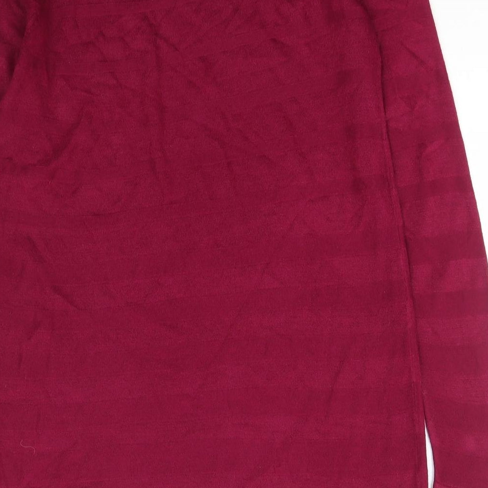 Womens UK Size 12 Marks and Spencer Purple Pullover Jumper