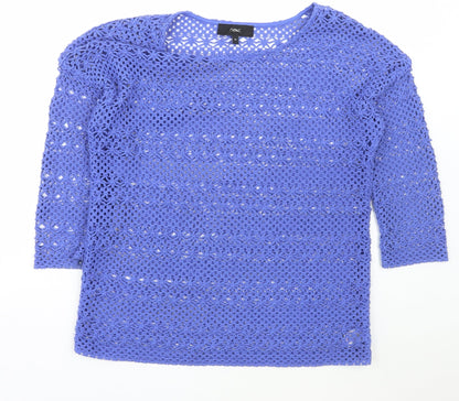 Womens UK Size 10 NEXT Blue Pullover Jumper