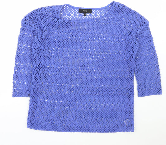 Womens UK Size 10 NEXT Blue Pullover Jumper