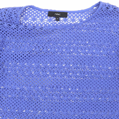 Womens UK Size 10 NEXT Blue Pullover Jumper