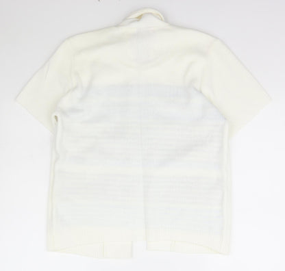 Womens UK Size M Beaumonde Ivory Pullover Jumper