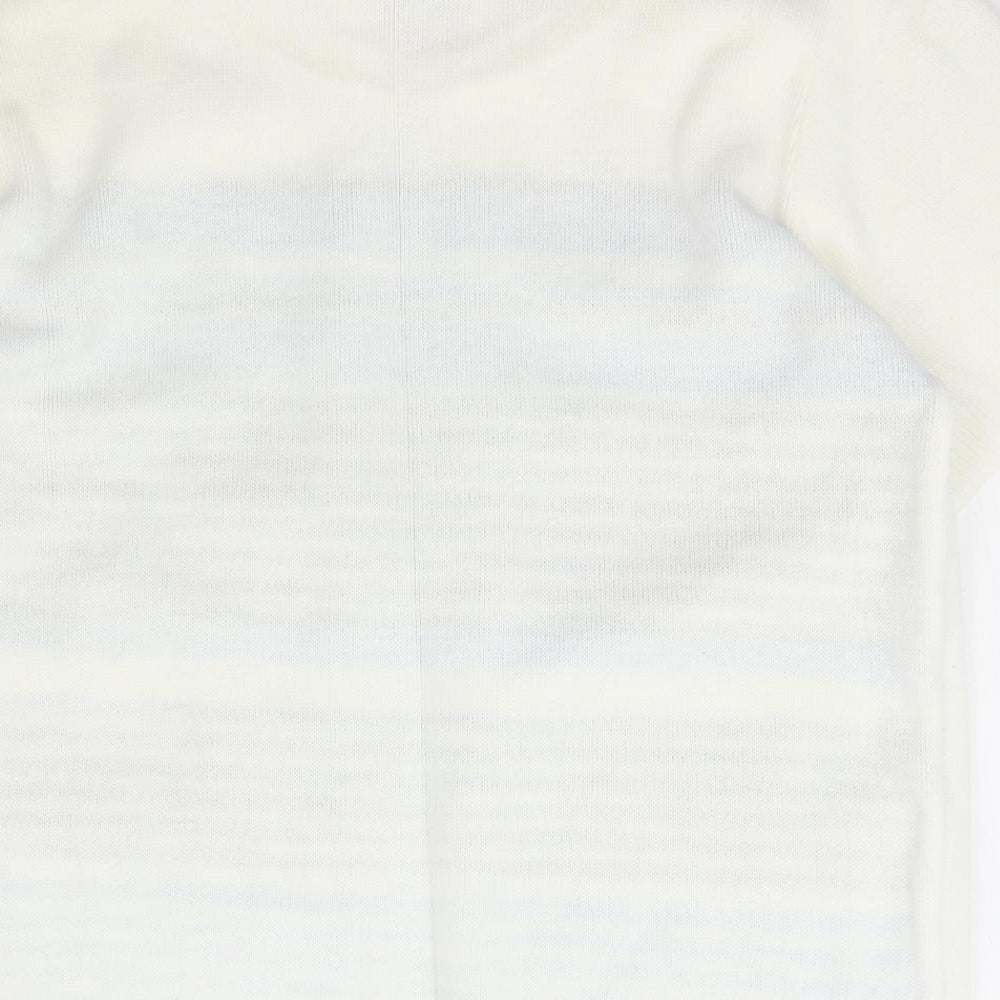 Womens UK Size M Beaumonde Ivory Pullover Jumper