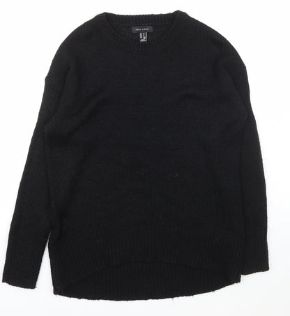 Womens UK Size S New Look Black Pullover Jumper