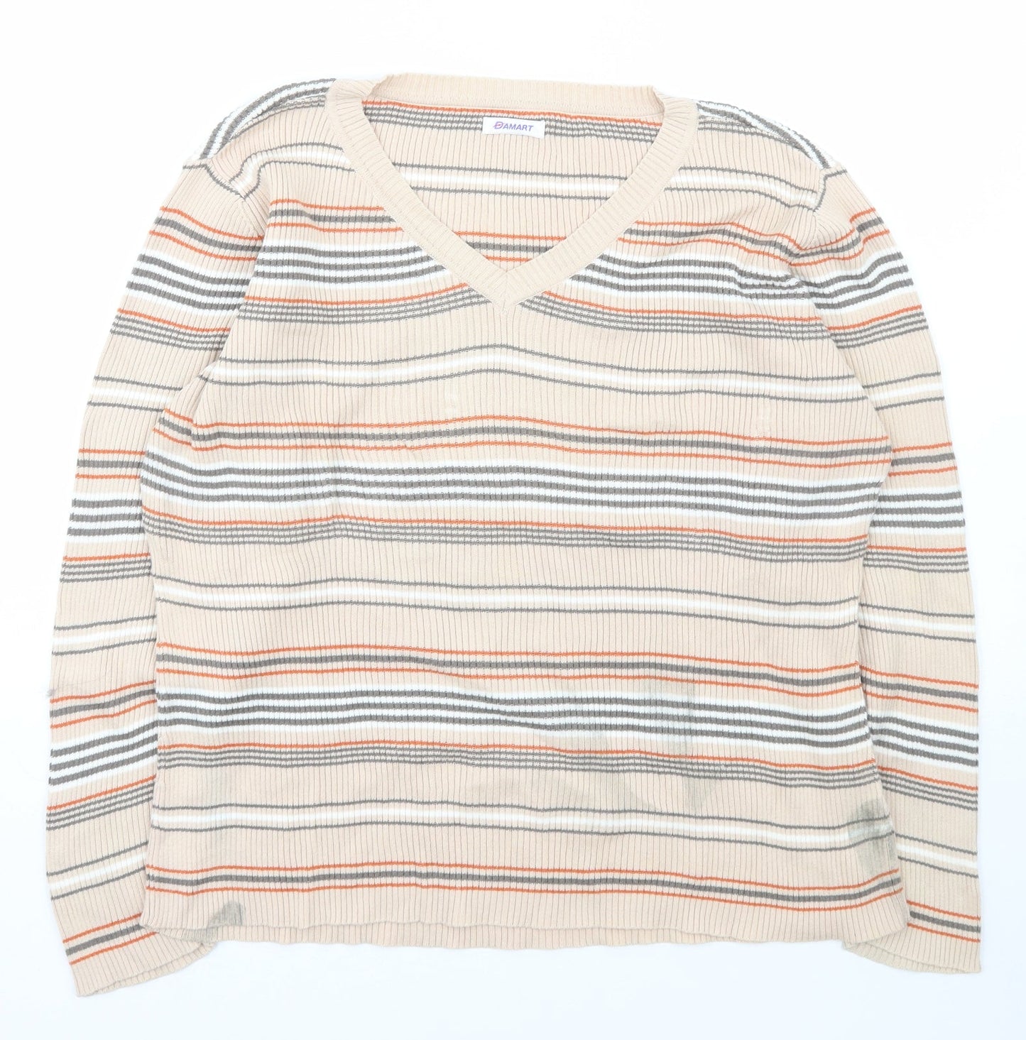 Womens UK Size L Damart Multicoloured Pullover Jumper