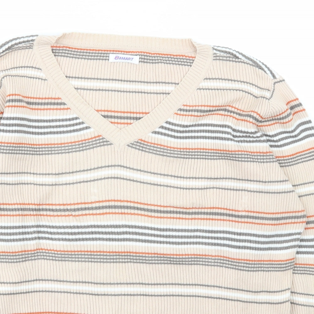 Womens UK Size L Damart Multicoloured Pullover Jumper