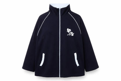 Womens UK Size 18 Daxon Blue Full Zip Jumper