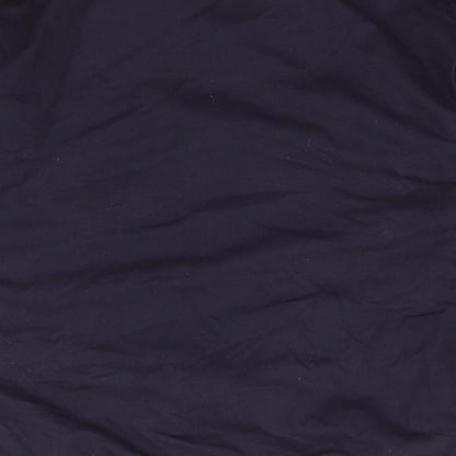 DASH Womens Blue Collared  Cotton Full Zip Jumper Size 18