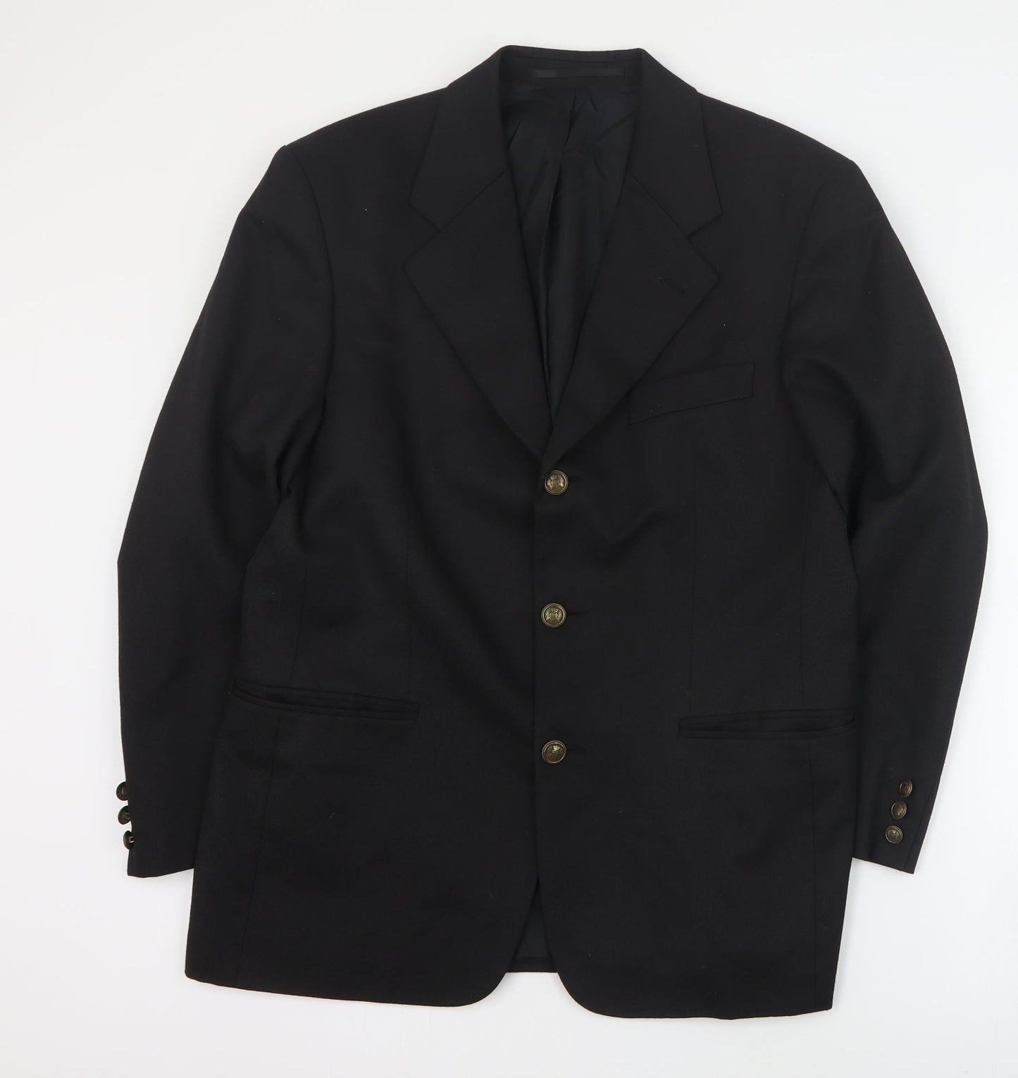 Mens UK Size M Canada Regular Black Suit Jacket