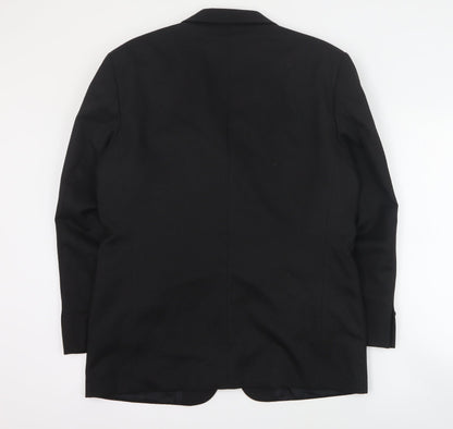 Mens UK Size M Canada Regular Black Suit Jacket