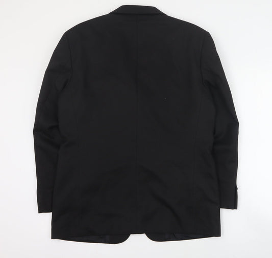 Mens UK Size M Canada Regular Black Suit Jacket