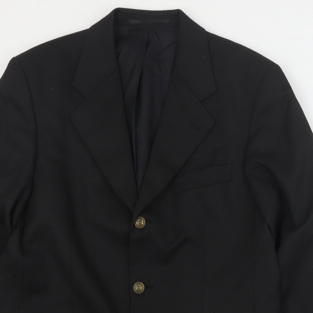 Mens UK Size M Canada Regular Black Suit Jacket