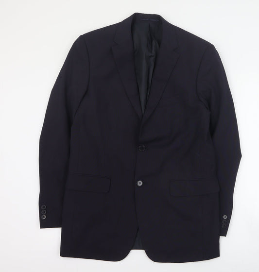 Mens UK Size M Karl Jackson Regular Blue Suit Jacket
