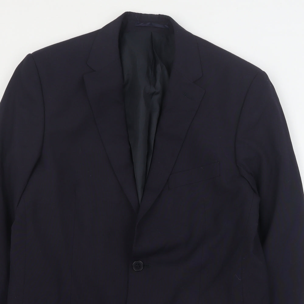 Mens UK Size M Karl Jackson Regular Blue Suit Jacket