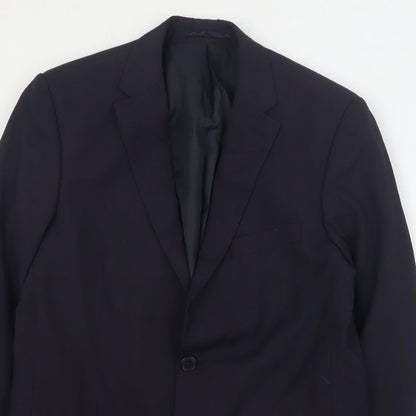 Mens UK Size M Karl Jackson Regular Blue Suit Jacket