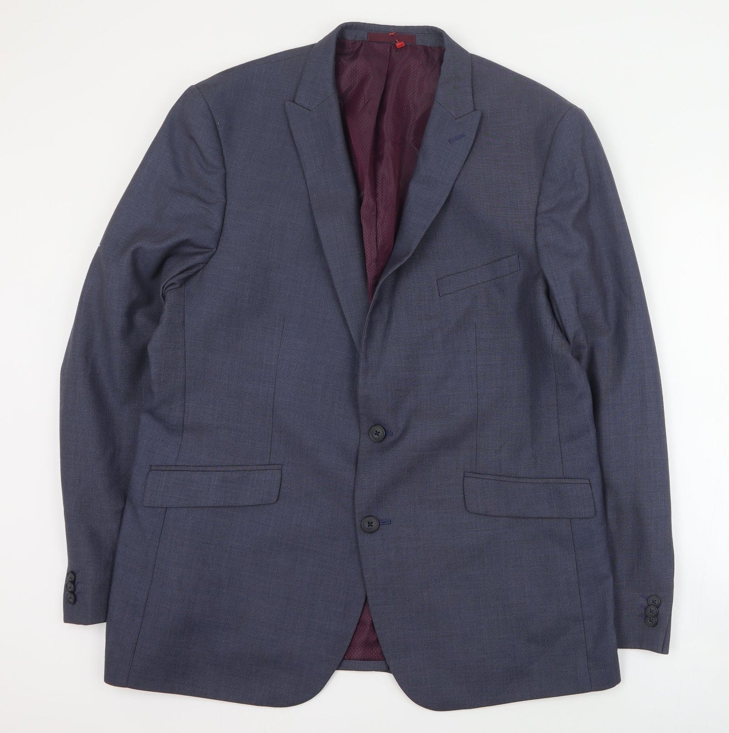 Mens UK Size XL Taylor & Wright Regular Blue Suit Jacket