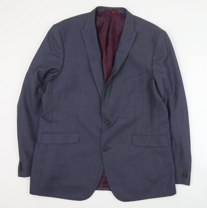 Mens UK Size XL Taylor & Wright Regular Blue Suit Jacket