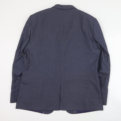Mens UK Size XL Taylor & Wright Regular Blue Suit Jacket