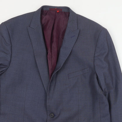 Mens UK Size XL Taylor & Wright Regular Blue Suit Jacket