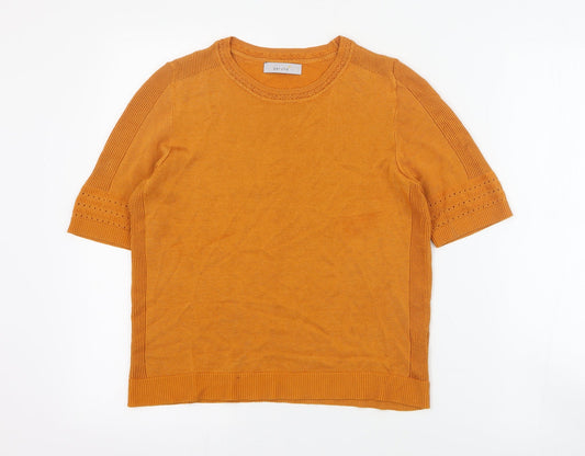Womens UK Size S Per Una Orange Pullover Jumper