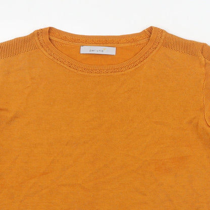 Womens UK Size S Per Una Orange Pullover Jumper
