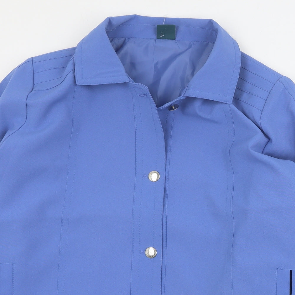 Amber Womens Blue   Pea Coat Coat Size 18  Snap