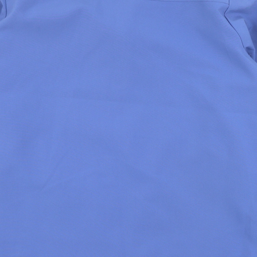 Amber Womens Blue   Pea Coat Coat Size 18  Snap