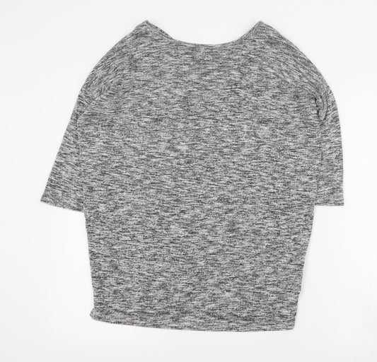 Womens UK Size S New Look Grey Pullover Jumper