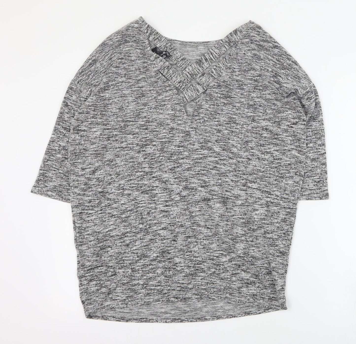 Womens UK Size S New Look Grey Pullover Jumper