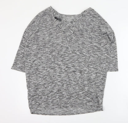 Womens UK Size S New Look Grey Pullover Jumper