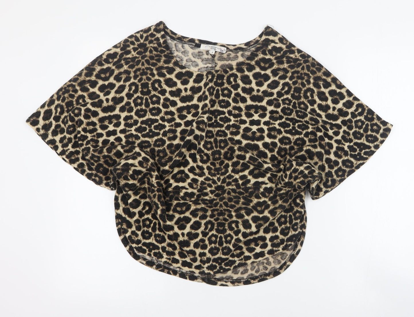Womens UK Size S New Look Brown Pullover Jumper
