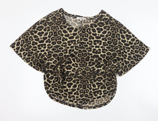 Womens UK Size S New Look Brown Pullover Jumper