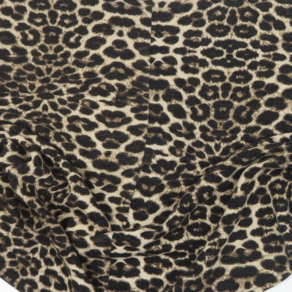 Womens UK Size S New Look Brown Pullover Jumper