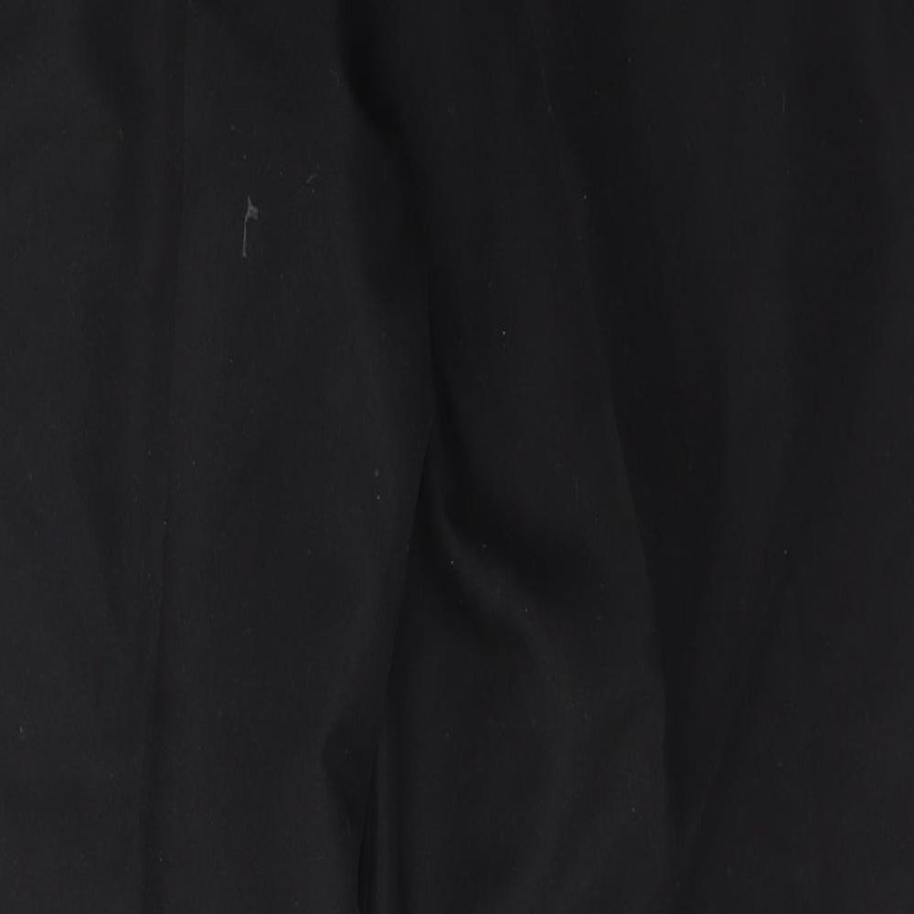Slazenger Mens Black  Polyester Trousers  Size 37 L29 in Slim Button