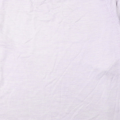 Atmosphere Womens Purple Round Neck  Acrylic Pullover Jumper Size 14