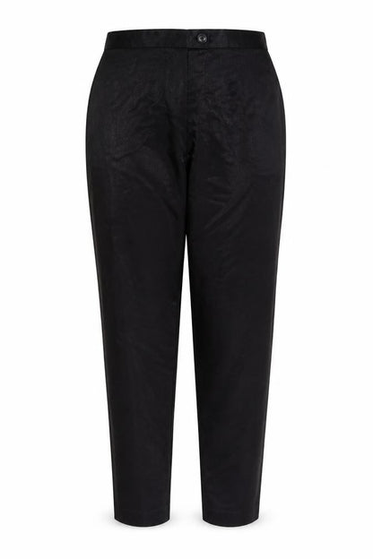 Womens UK Size 14 Preworn Regular Fit  Black Trousers