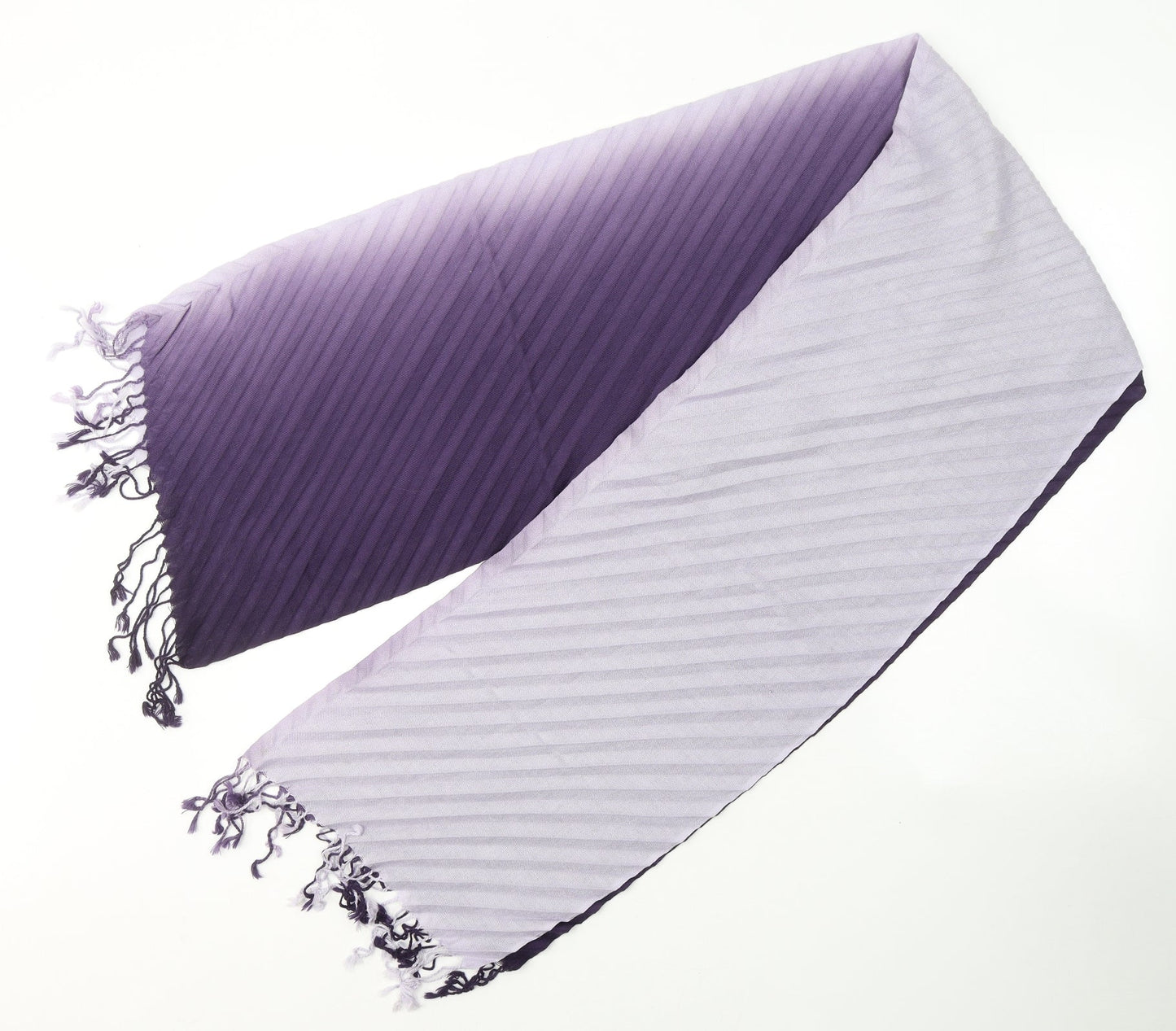 Preworn Womens Purple  Acrylic  Scarf