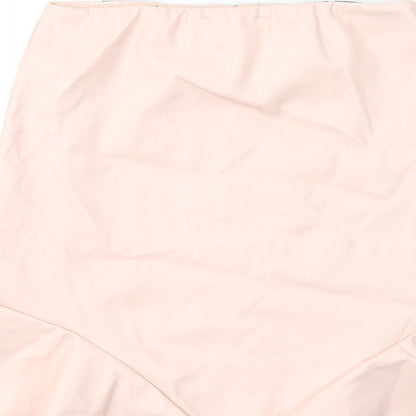 PRETTYLITTLETHING Womens Pink  Polyester Trumpet Skirt Size 6
