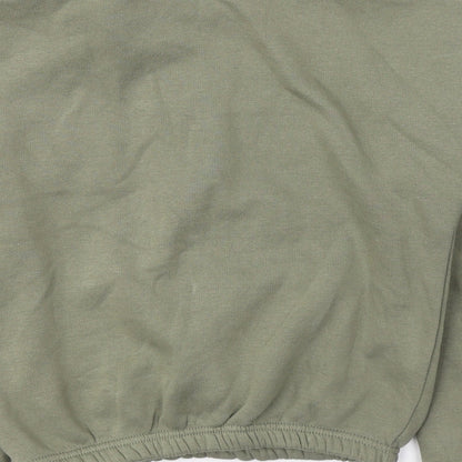 Select Womens Green  Cotton Pullover Sweatshirt Size S  Pullover - New Season
